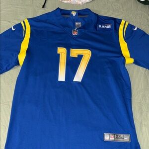 Nike Rams Blue and Yellow Football Jersey